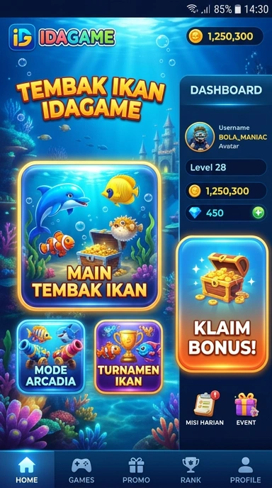 Pratinjau antarmuka idagame — aplikasi APK resmi Android v1.1.9