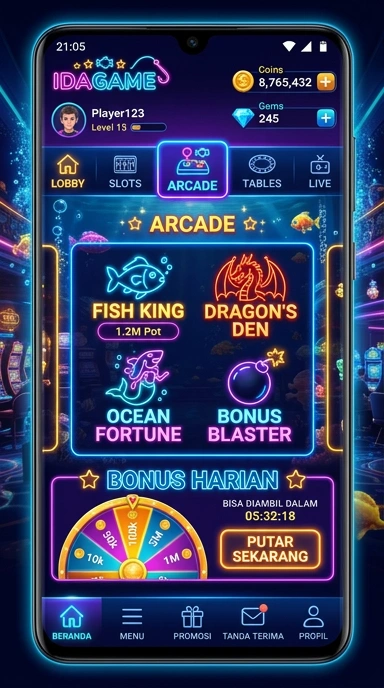 Galeri pratinjau visual idagame build APK resmi terbaru